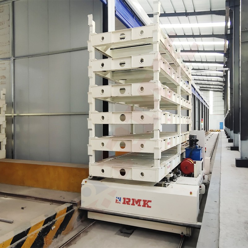 Trolley automatizado de transferencia de ferrocarril para el transporte industrial