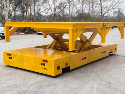 10 toneladas de carro de transferencia sin carril con elevación de 800 mm