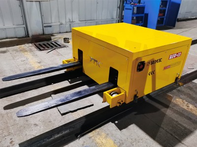 Forklift Arm-type Carro de transferencia ferroviaria automática RGV