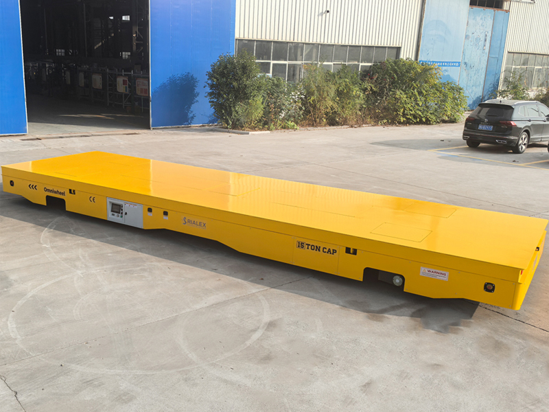 Carro de transferencia de baterías Omniwheel de 15 toneladas